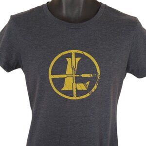 Leupold T Shirt Womens Size Medium Gray Hunting Scopes Military Law Enforcement